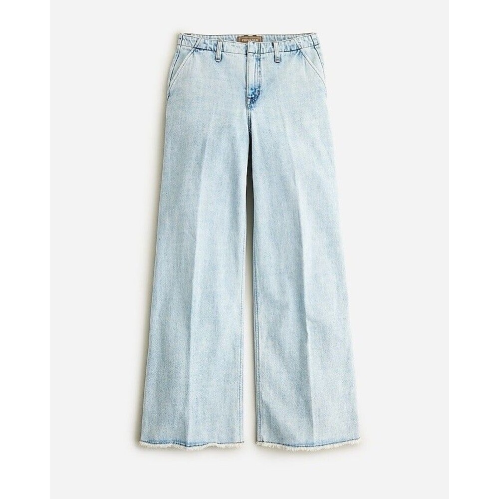 J.Crew Point Sur puddle jean in bleach wash New Size 37